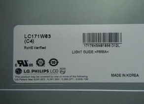 LC171W03-C4 LG. LCD 17.1&quot; 1280×768 450cd/m2 산업용 LCD 디스플레이
