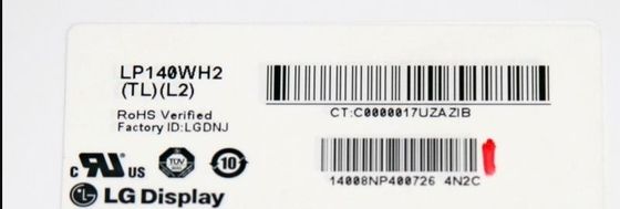LP140WH2-TLL2 LG 디스플레이 14.0 &quot; 1366×768 200 cd/m2 산업적 LCD 디스플레이