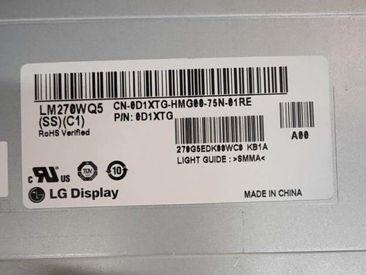 2560x1440 300cd/m2 LCD 비디오 모듈 27.0&quot; LM270WQ5-SSC1 89/89/89/89 (형)