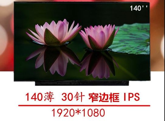 14.0 &quot; 1920×1080 300 cd/m2 Lcd 비디오 모듈 157PPI LP140WF3-SPC1