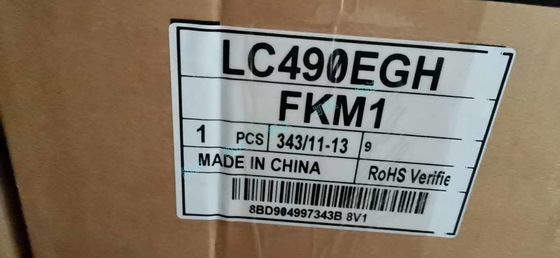 3840x2160 500 cd/m2 산업적 엘시디 판넬 LG 디스플레이 90PPI LC490EGH-FKM1