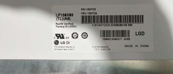 15.0&quot; 1024x768 150cd/m2 Tft LCD 스크린 85PPI LP150X08-TLA8 45/45/15/35 (형)