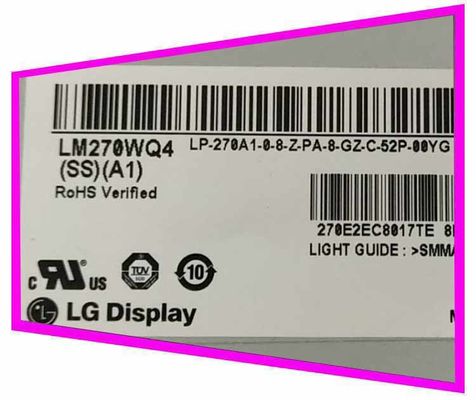 LM270WQ4-SSB1 LG 디스플레이 27.0 &quot; 2560×1440 350 cd/m2 산업적 LCD 디스플레이