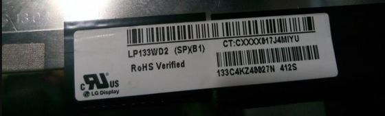 LP133WD2-SPB1 LG 디스플레이 13.3 &quot; 1600×900 300 cd/m2 산업적 LCD 디스플레이