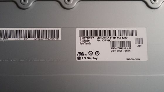 LM270WF7-SSB1 LG 디스플레이 27.0 &quot; 1920×1080 250 cd/m2 산업적 LCD 디스플레이
