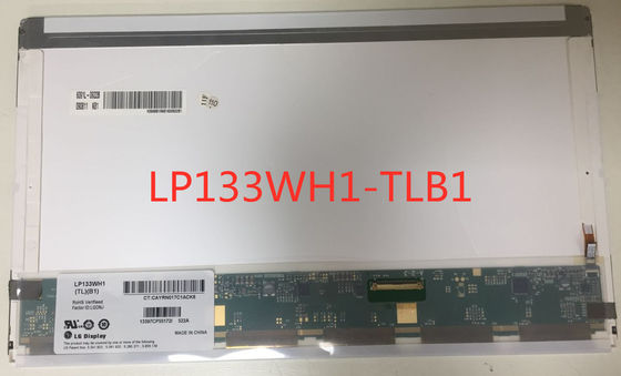 LP133WH1-TLB1 LG 디스플레이들 13.3 &quot; 1366(RGB)×768 300 cd/m2 산업적 LCD 디스플레이 118PPI