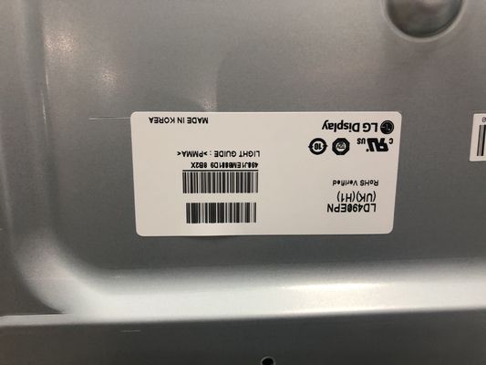 49 인치는 1920x1080 45PPI Tft LCD 스크린 1500년 cd/M2 LD490EPN-UKH1을 WLED