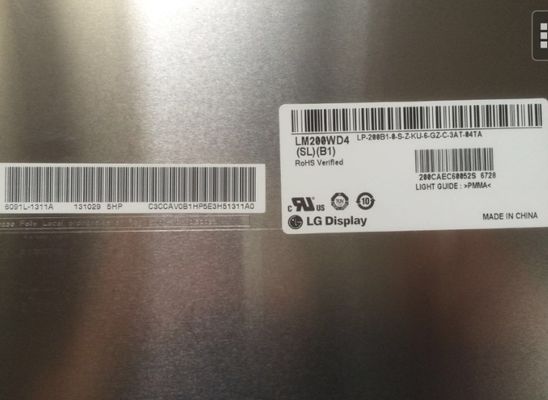 LM200WD4-SLB1 LG 디스플레이 20.0 &quot; 1600(RGB)×900 250 cd/m2 산업적 LCD 디스플레이