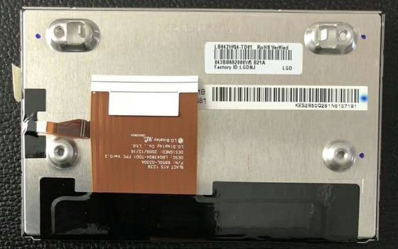 43&quot; 480x1080 400cd/M2 Tft Lcd 디스플레이 128PPI LB043WQ4-TD01 70/70/60/50 (형)