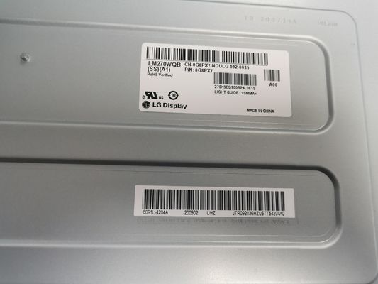 LM270WQB-SSA1 27.0&quot; 2560x1440 450cd/m2 89/89/89/89 산업용 LCD 디스플레이