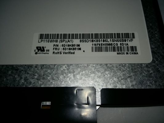 LP116WH8-SPA1 LG 디스플레이 11.6 &quot; 1366(RGB)×768 250 cd/m2 산업적 LCD 디스플레이