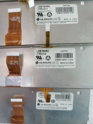 LB070W02-TMJ2 LCD 7.0&quot; 480 ((RGB) × 234 220 cd/m2 산업용 LCD 디스플레이