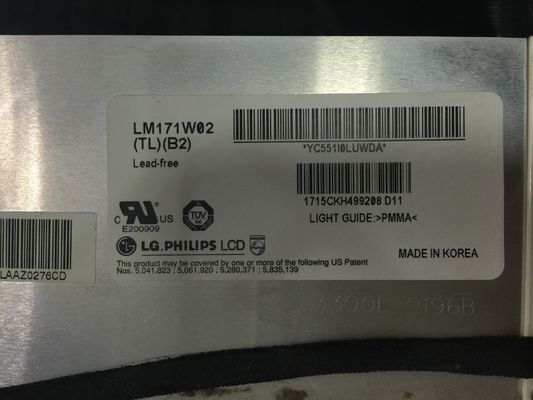 LM171W02-TLB2 LG. LCD 17.1&quot; 1440 ((RGB) × 900 250 cd/m2 산업용 LCD 디스플레이