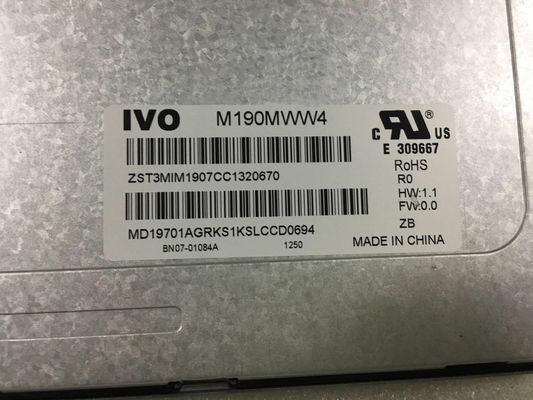 LM190WX2-TLK1 LG 디스플레이 19.0 &quot; 1440(RGB)×900 250 cd/m2 산업적 LCD 디스플레이