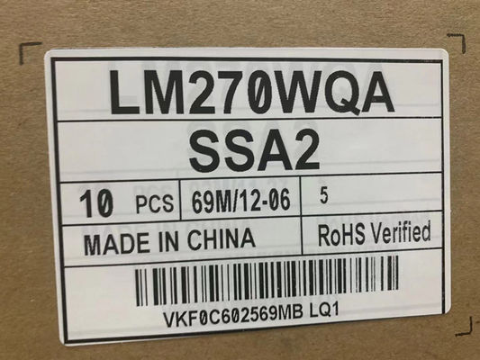 LM270WQA-SSA2 LG 디스플레이 27.0 &quot; 2560(RGB)×1440 400 cd/m2 산업적 LCD 디스플레이