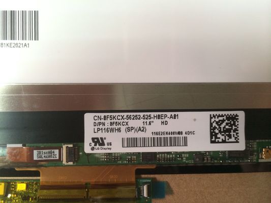 LP116WH6-SPA2 LG 디스플레이 11.6 &quot; 1366(RGB)×768 300 cd/m2 산업적 LCD 디스플레이