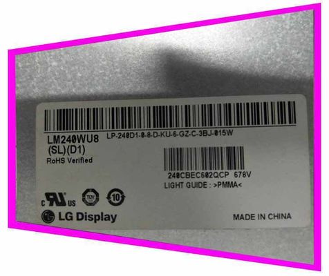 LM240WU8-SLD1 LG 디스플레이 24.0 &quot; 1920(RGB)×1200 300 cd/m2 산업적 LCD 디스플레이