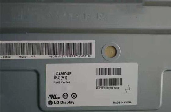 LC430DUE-FJA1 LG 디스플레이 43 &quot; 1920(RGB)×1080 200 cd/m2 산업적 LCD 디스플레이