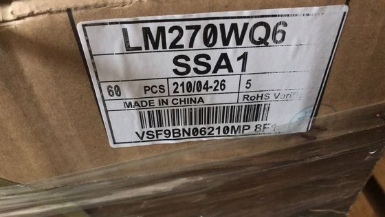 27.0 &quot; 108PPI 2560×1440 케케묵은 Tft 패널 300 cd/m2 LM270WQ6-SSA1