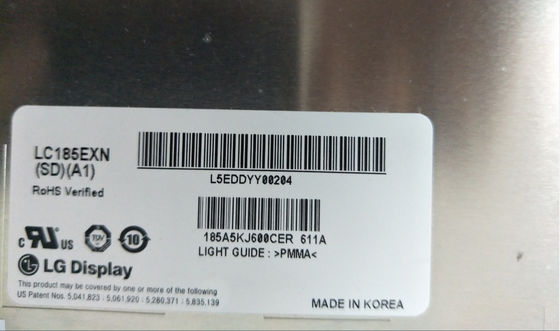 LC185EXN-SDA1 LG 디스플레이 18.5 &quot; 1366(RGB)×768 250 cd/m2 산업적 LCD 디스플레이