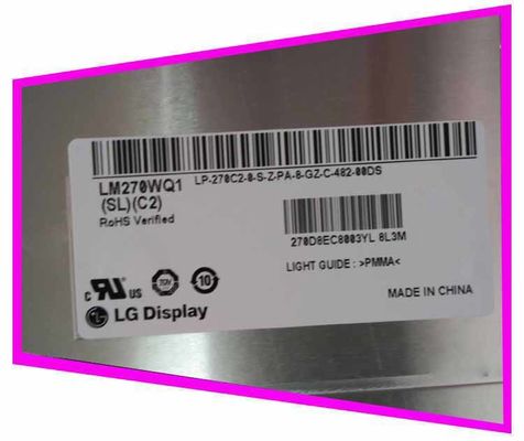 LM270WQ1-SDF1 LG 디스플레이 27.0 &quot; 2560(RGB)×1440 440 cd/m2 산업적 LCD 디스플레이