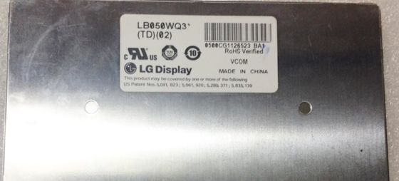 LB050WQ3-TD02 LG. LCD 5.0&quot; 480×272 ((RGB) 500 cd/m2 산업용 LCD 디스플레이