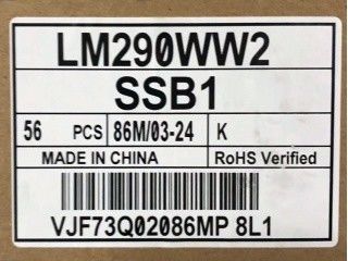 LM290WW2-SSB1 LG 디스플레이 29.0 &quot; 2560(RGB)×1080 300 cd/m2 산업적 LCD 디스플레이