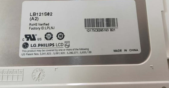12.1&quot; 800×600 400cd/m2 82PPI WLED TFT 패널 LB121S03-TL01 65/65/50/60 (형)
