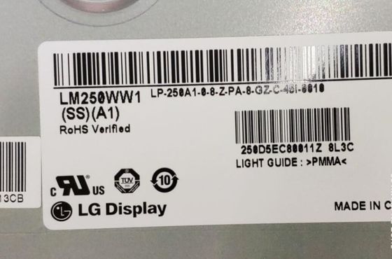 111PPI RGB 250 cd/M2 TFT 엘시디 판넬  25.0 &quot; 2560×1080 LM250WW1-SSA1