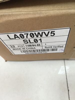 580cd/M2 TFT LCD 패널 133PPI WVGA LA070WV5-SL01 800×480 WLED
