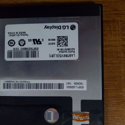 580cd/M2 TFT LCD 패널 133PPI WVGA LA070WV5-SL01 800×480 WLED